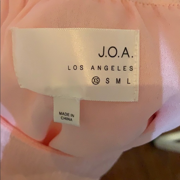 JOA  WORN ONCE Ruffle Sleeveless Pink Tank Top - Picture 7 of 9